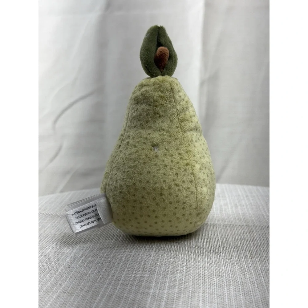 Jellycat Green Pear Plush Small Soft Stuffed Toy Fruit Smiley JCINC5234IL
